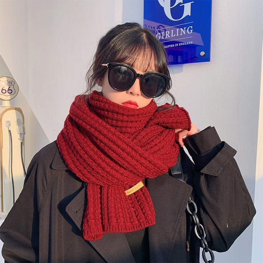 Cable Management Sleeve - Sciarpa calda in cashmere lavorato a