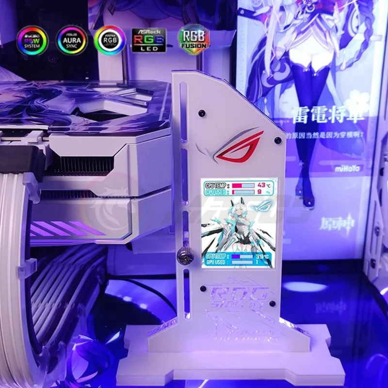 Pc Gaming Lian Li - Staffa GPU verticale con display da
