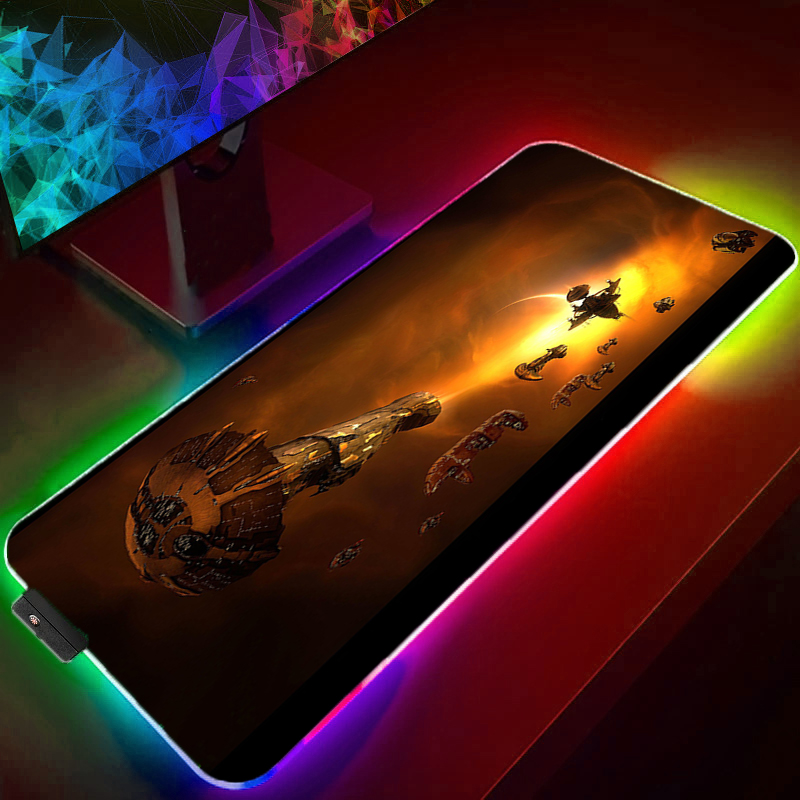 Pc Gaming Online - Tappetino per mouse RGB Gamer, accessori