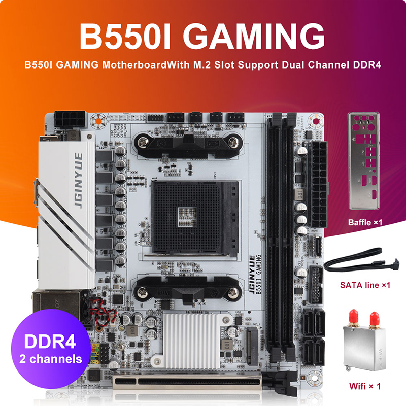 Pc Gaming Itx - JINGYUE B550I Scheda madre GAMING AM4