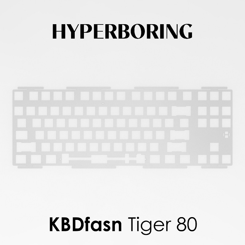 Gaming Pc Equipment - HYPERBORING Tiger80 Scheda di Posizionamento Tastiera