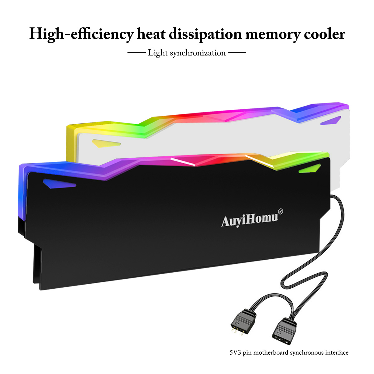 Pc Gaming Ddr5 - Dissipatore di Calore RGB AuyiHomu, Raffreddatore