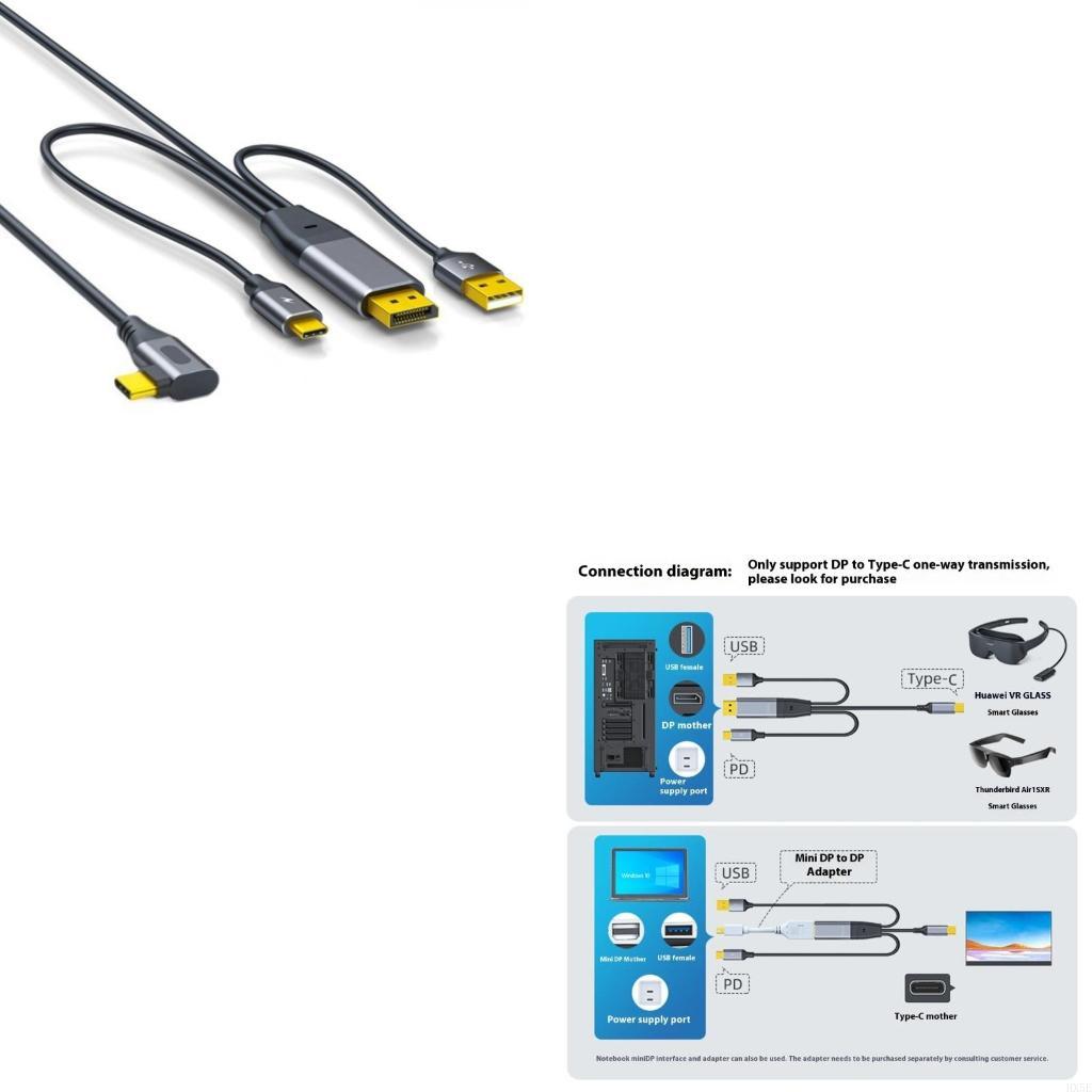 Pc Zotac Gaming - USB C a DisplayPort 4K@60Hz Cavo