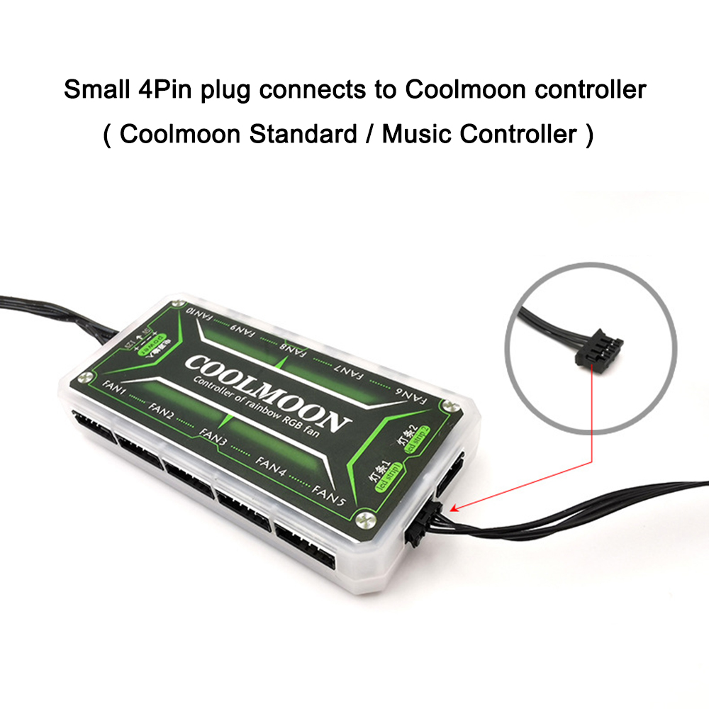 Coolmoon 5V piccolo 4pin RGB L - Pc Gaming Lian Li recensione e prezzo
