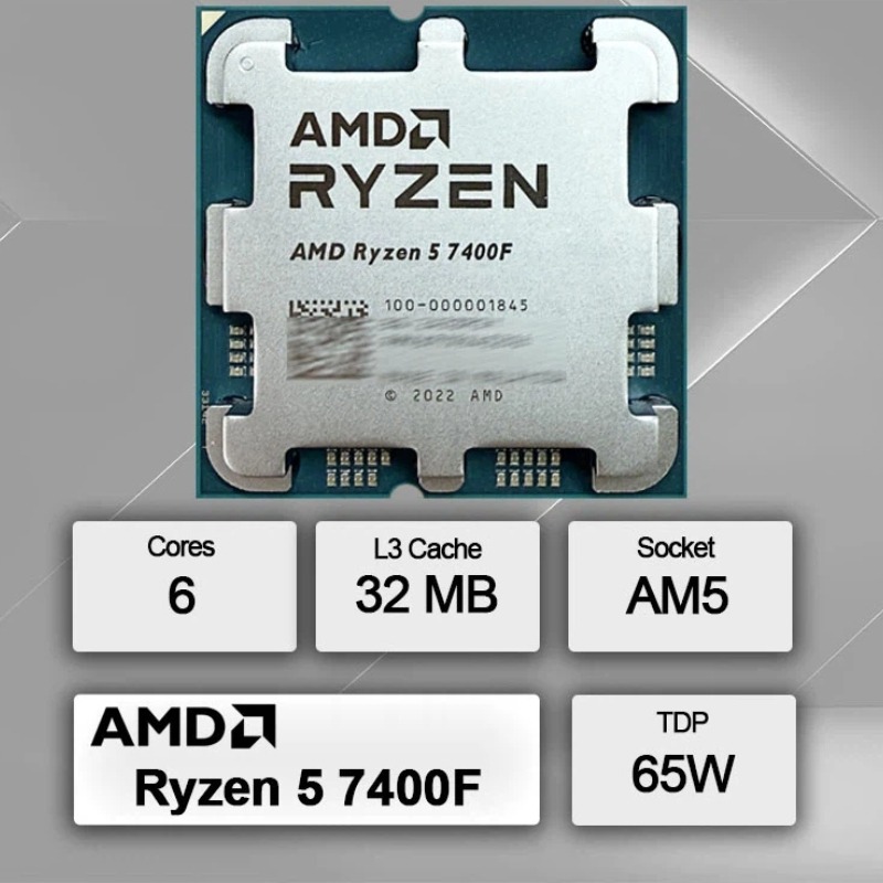 CPU Gaming R5 7400F per PC RGB - Pc Gaming Ddr5 recensione e prezzo