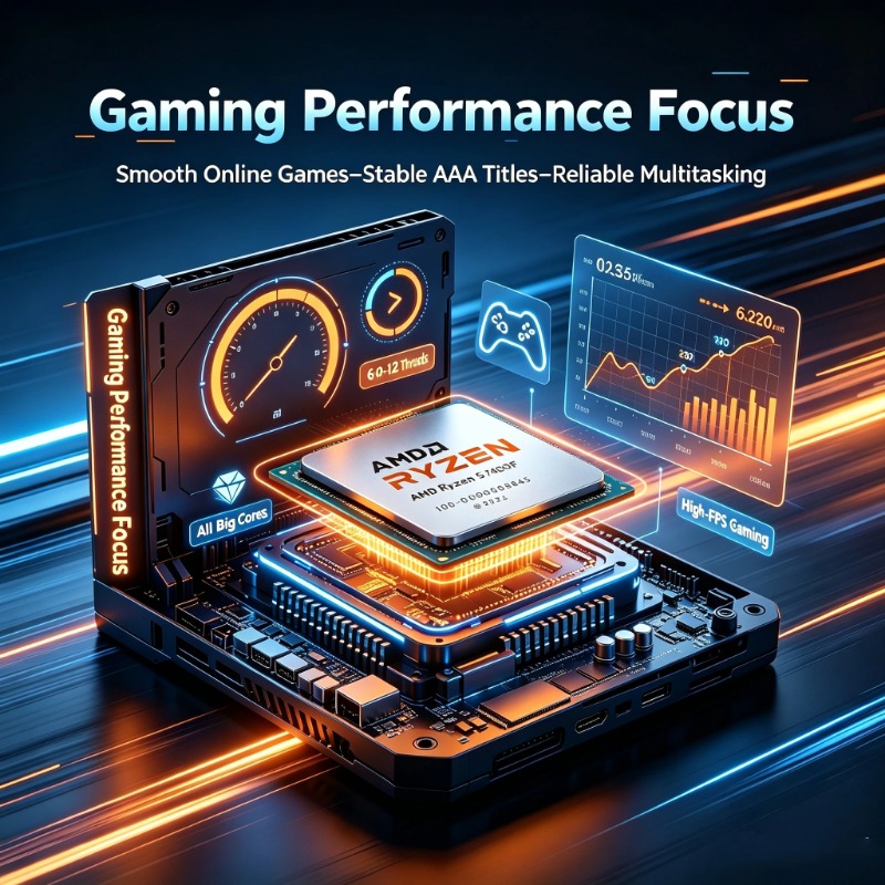 CPU Gaming R5 7400F per PC RGB - Pc Gaming Ddr5 recensione e prezzo