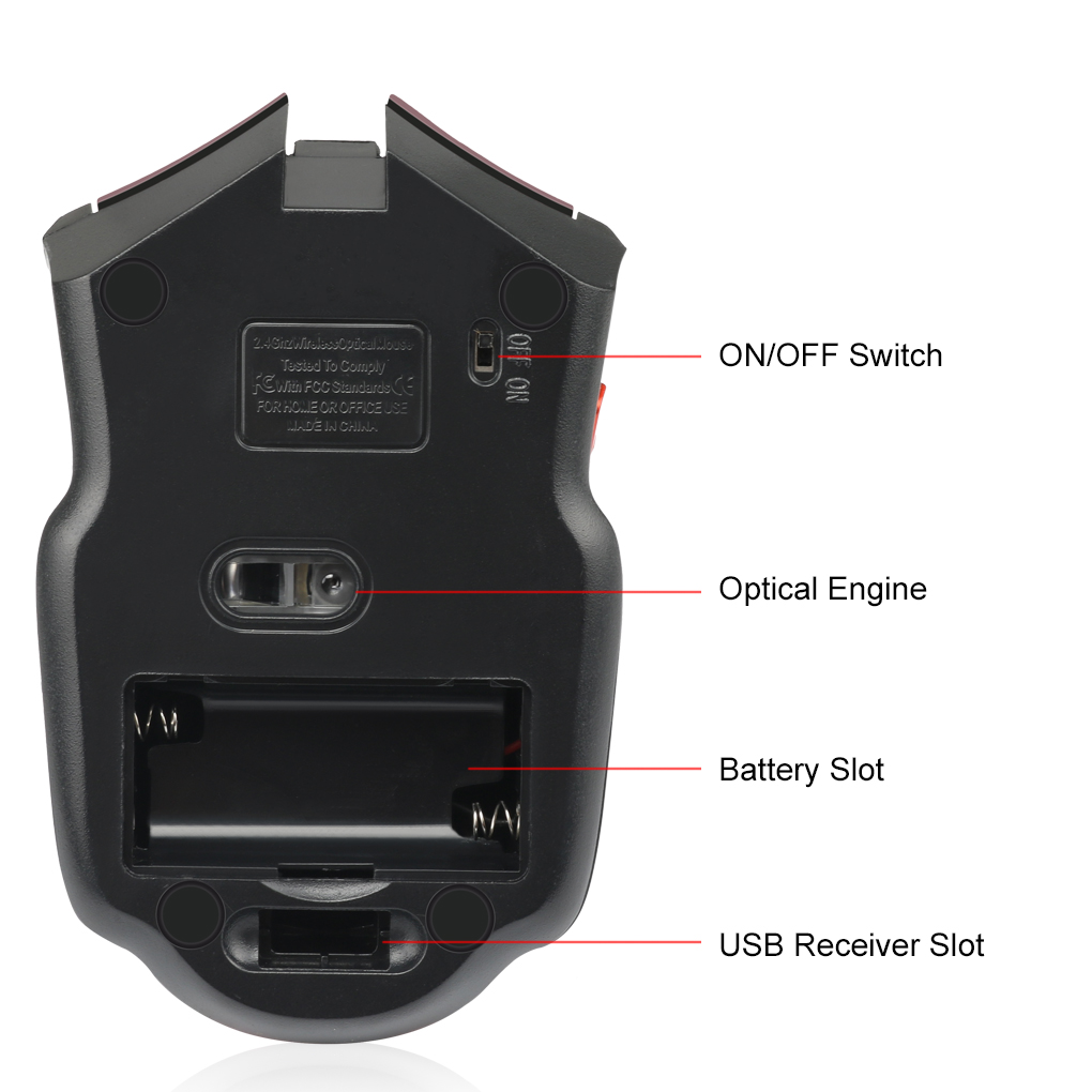 Mouse wireless 2.4G Mouse otti - Gaming Pc Equipment recensione e prezzo