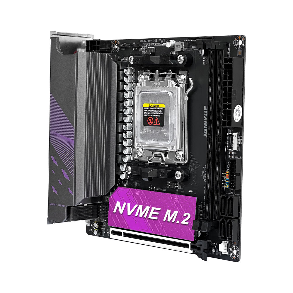 JGINYUE B650i Night Devil Main - Pc Gaming Itx recensione e prezzo