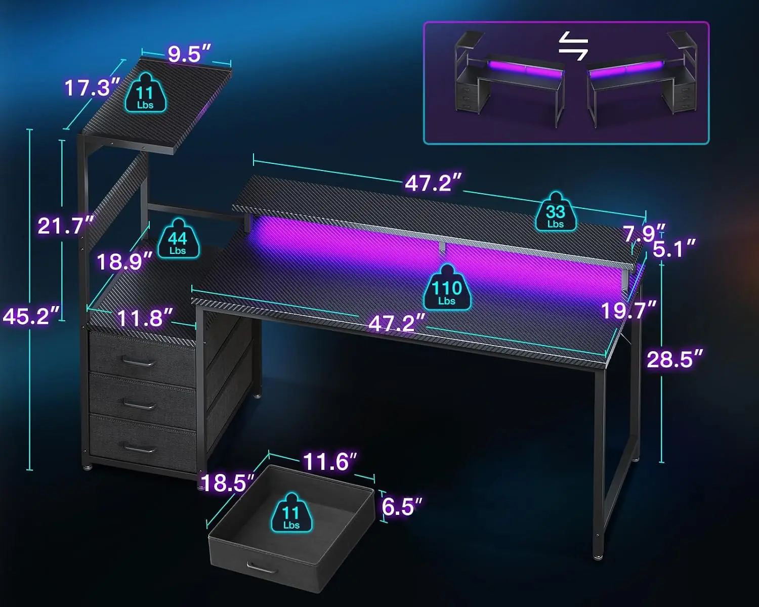 Scrivania da Gaming con Suppor - Pc Gaming Lian Li recensione e prezzo